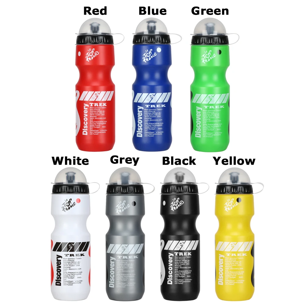 Botella de agua portátil para bicicleta de montaña, jarra de bebida para deportes al aire libre, a prueba de fugas, 750ml
