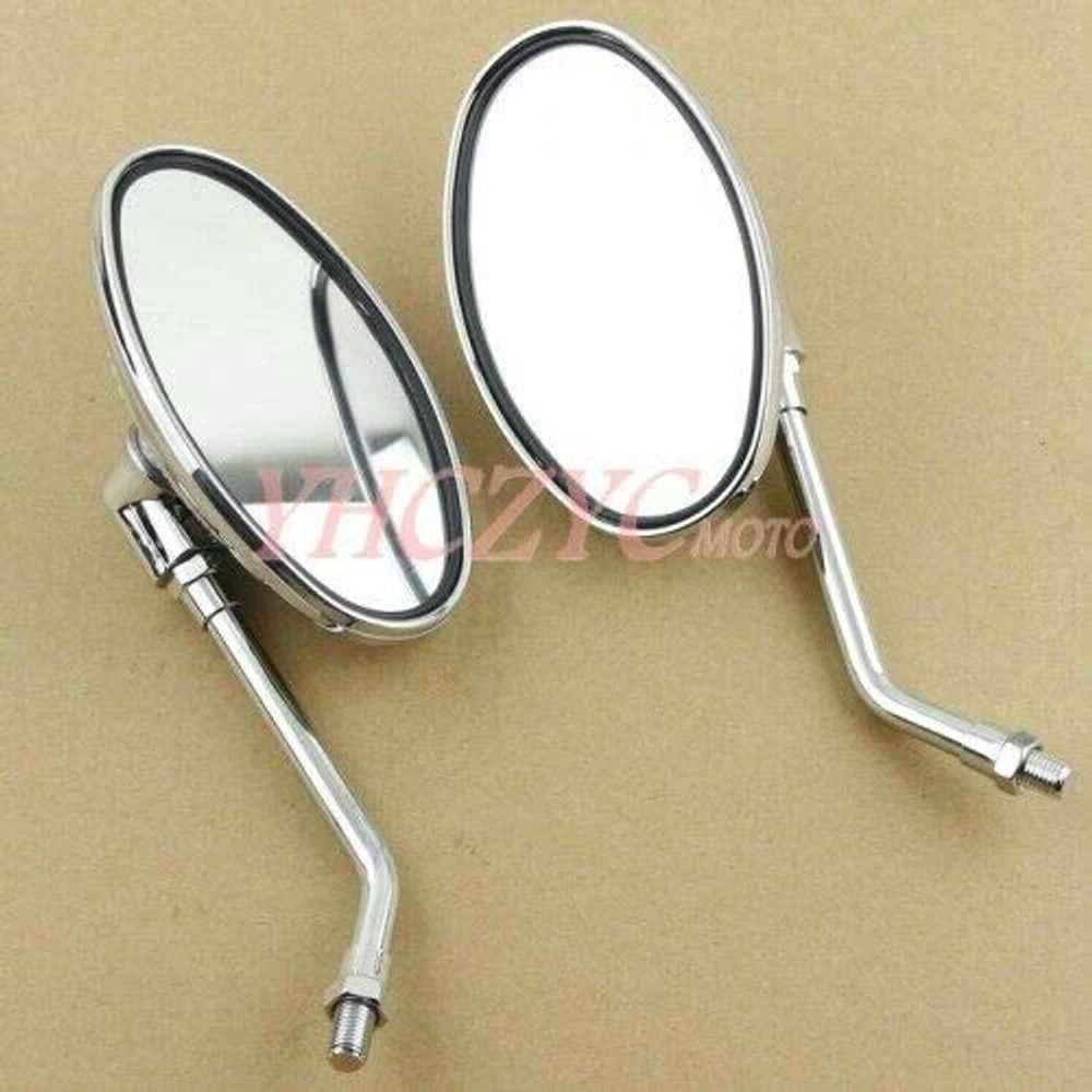 Rearview Side Mirror Chrome Eagle for Kawasaki Eliminator EL250 VN250 87-07 Vulcan EN400 450 500 85-09 VN400 750 800 900 86-16