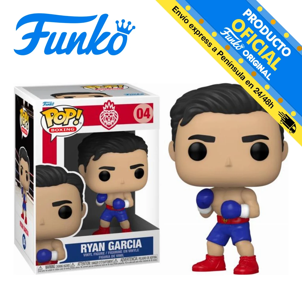 FUNKO POP! Boxing - Ryan Garcia, Number 04, reference 56815, original, toys, boys, girls, gifts, collector, figures, dolls, shop, with box, new, man, woman