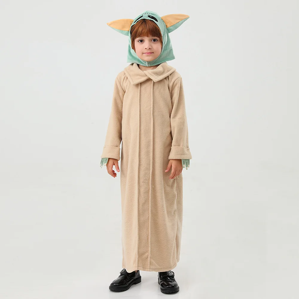 Hot Sale Children Mandalorian Cosplay Robe Cute Halloween Costumes for Kids Boys and Girls