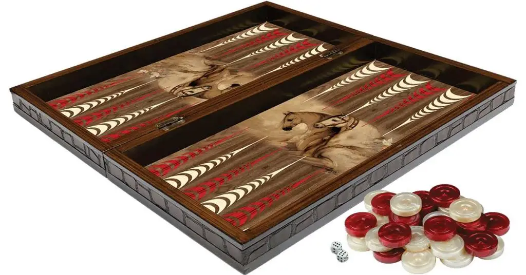 Fantastic Wooden Backgammon Steed Big size