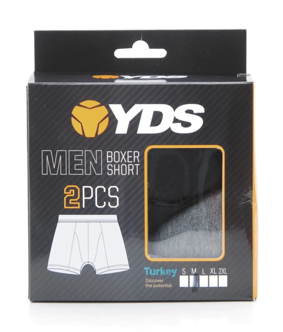 Yds-ropa interior de primera calidad, Bóxer, 2 piezas