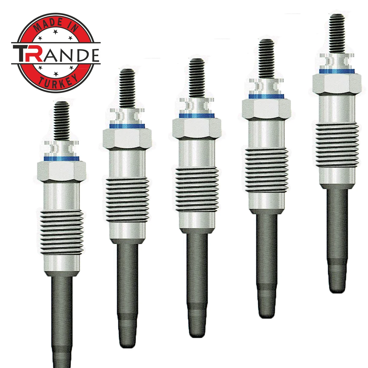 Trande Diesel Engine Heater Glow Plug 5 Pcs 11V For 1542411 Made In Turkey Trande Store Guarantee