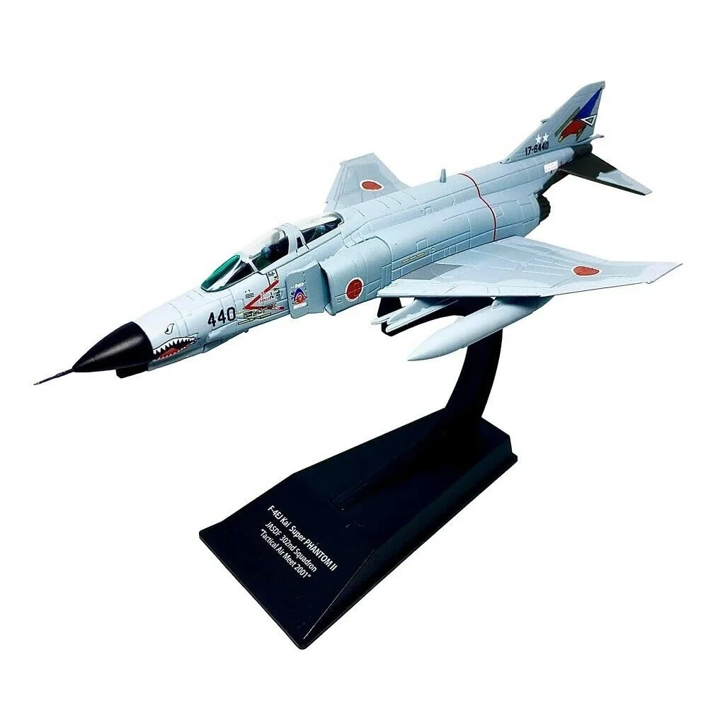 Salvat, Airplane Mitsubishi F-4EJ Kai Super Phantom II JASDF Japan 2001, Scale 1: 100, Diecast, Collection Combat Planes and Bombers Air Forces of the World without Fascicle