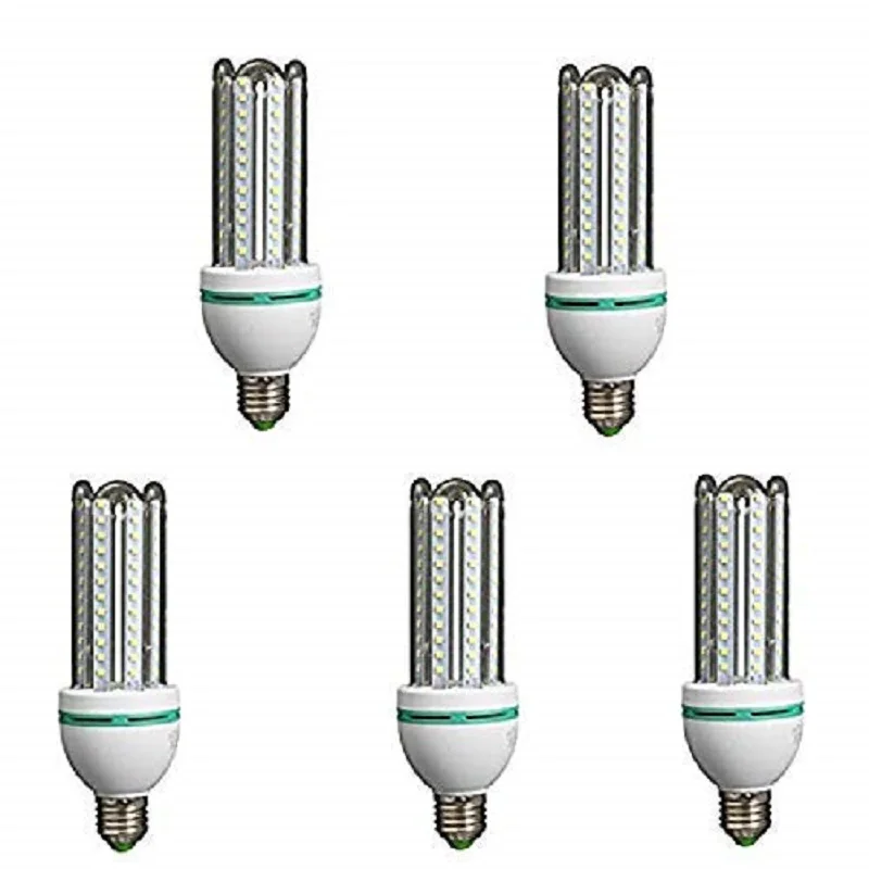 Lámpara Bombilla Led 4U Tubo E27 16W (4200K luz día) (Pack5)