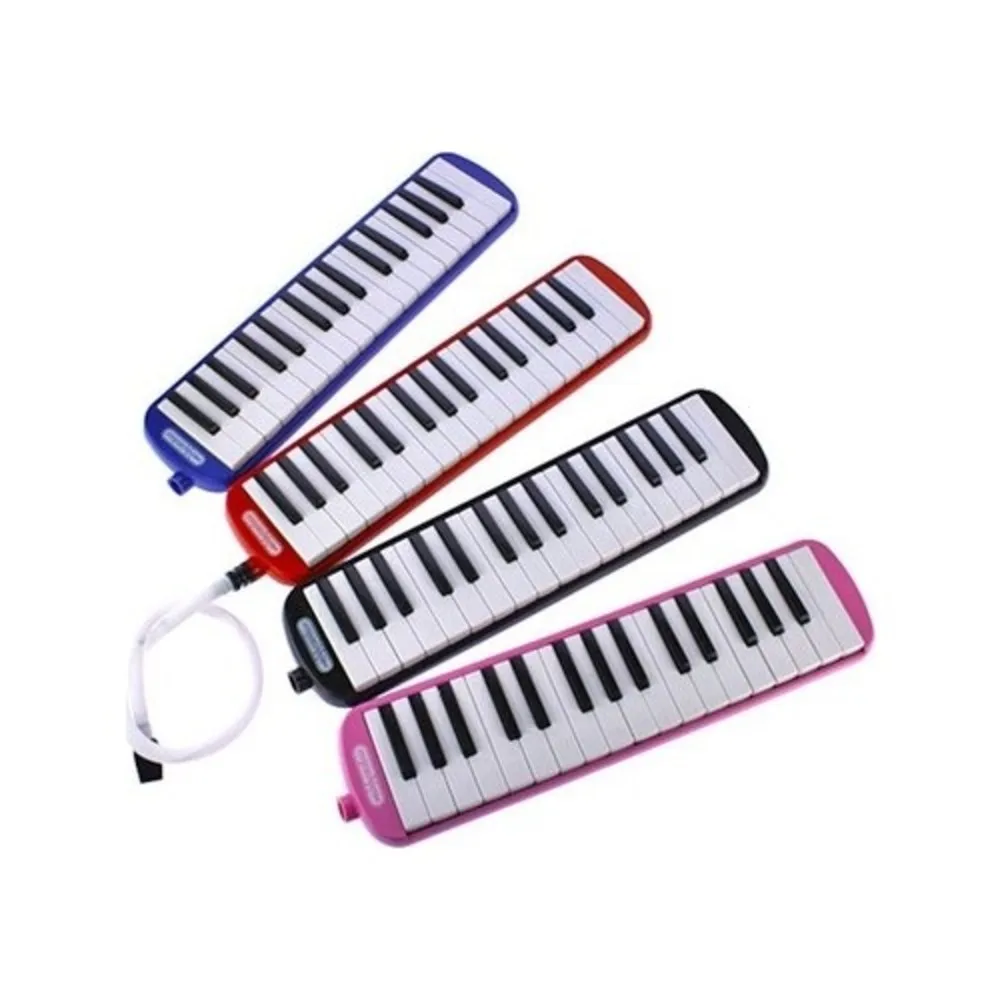 32 Keys (32K) Melodica + Carrying Case + Hose Instrument Organ Piano Wind Musical Education Instrument with Melodica Keyboard