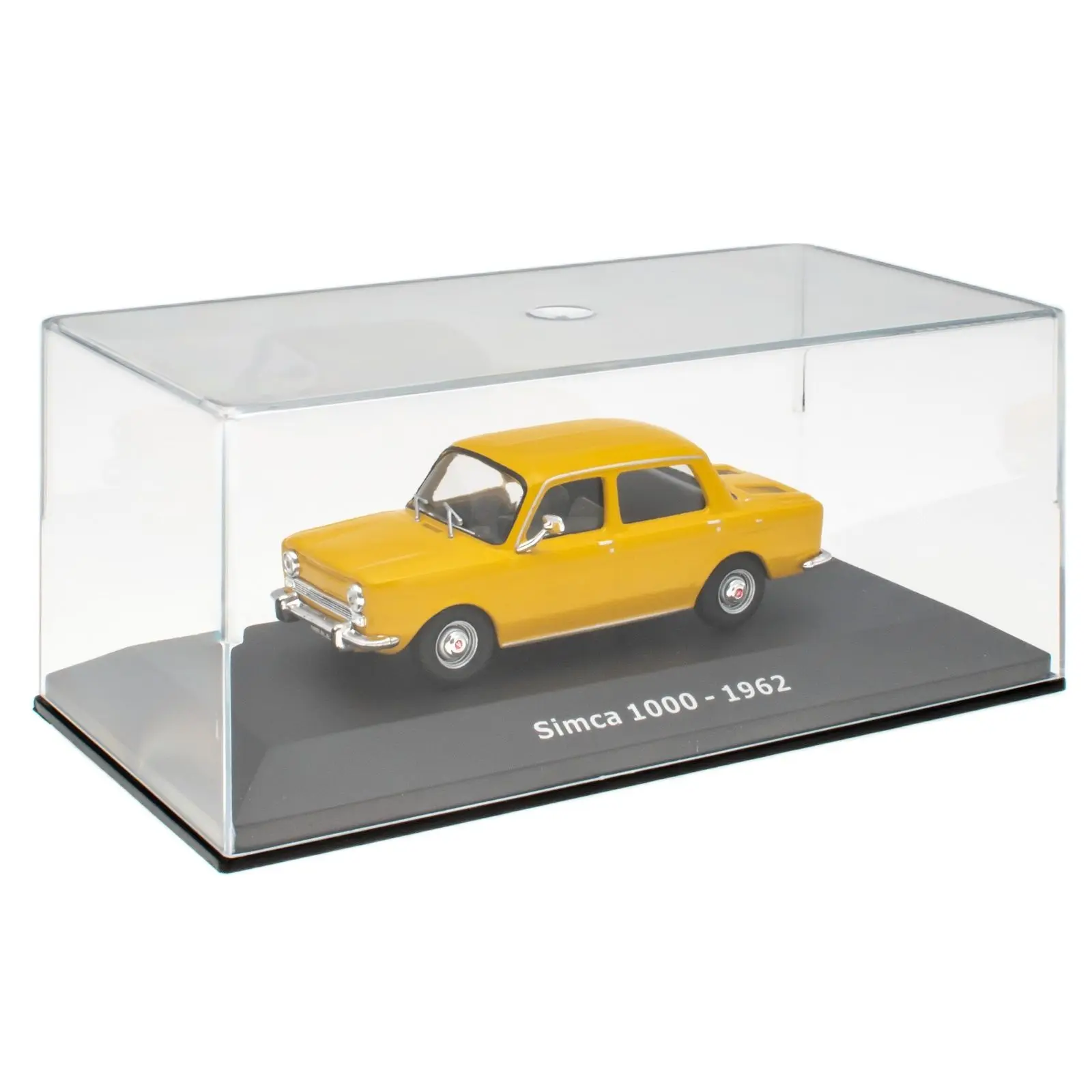 Hachette, Simca 1000 1962, 1:43 Scale, Collectible Diecast Miniature, Classic Cars 60-70-80 Collection, Made by Norev in Greece, New in Methacrylate Showcase Original Packaging