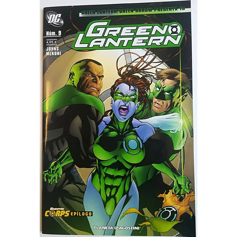 GREEN LANTERN GREEN ARROW presents No. 18, GREEN LANTERN No. 9, DC COMICS, ED. PLANETA - 2008, 1ª Spanish edition, COMIC BOOK