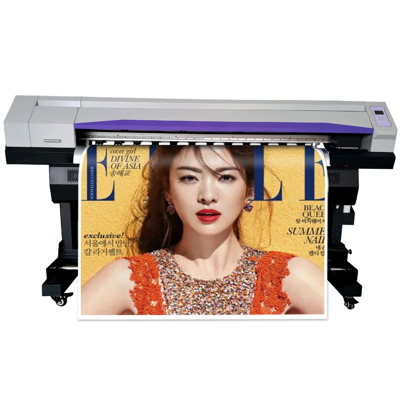 6 Feet Vinyl Stickers Printer Eco Solvente Plotter I3200 Head Large Billboard Printing Machine