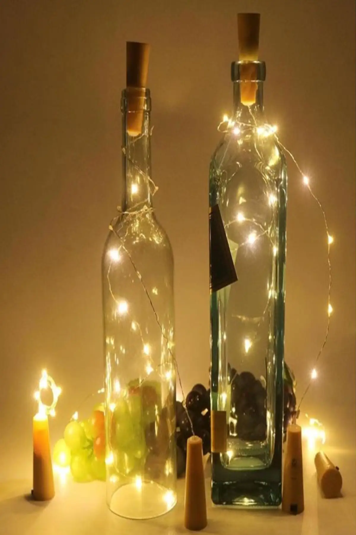 Led Light 5 Metres Yellow Lighting Bright Functional With Battery Free Shipping