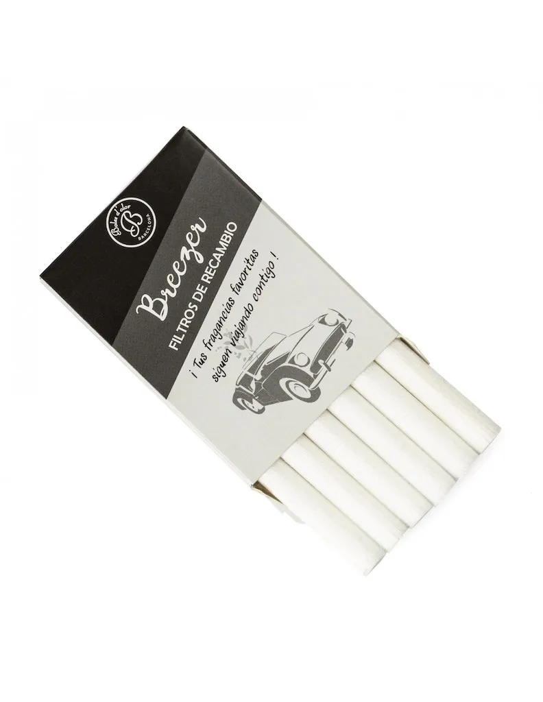 Smell bowls brumizer car Breezer replacement 6 filters. Box with 6 replacement filters for your