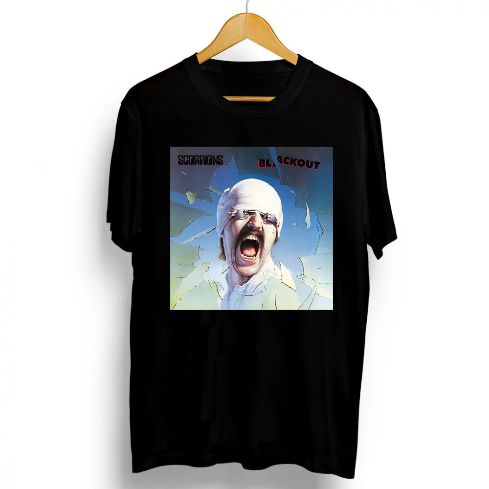 Men T Shirt Scorpions Heavy Metal Rock Band 56th Anniversary 1965-2021 New Graphics Poster Cover Cotton Round Neck Women Tshirts