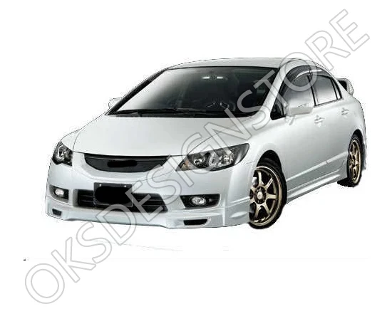 

For Honda Civic FD6 Mugen 2010 - 2011 Facelift Front Bumper (Plastic) Front Bumper Lip Splitter Diffuser Lip Body Kit Spoiler