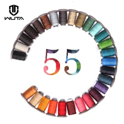 WUTA 90m Round Waxed Thread Repair Cord String Polyester Hand Sewing Line for Braided Bracelet DIY Accessories Leather Craft