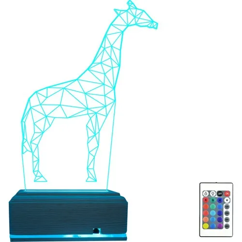 

3D 3D Table Lamp With Giraffe Design Algo Night Lamp