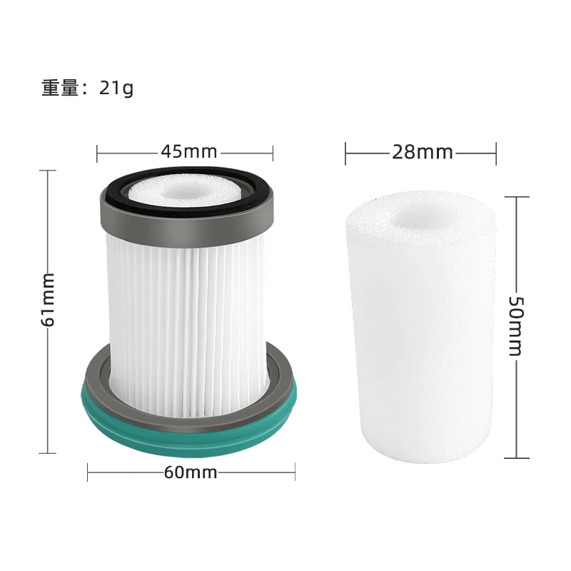 Thay Thế Bộ Lọc Hepa Và Lọc Xốp Cho PUPPYOO T11 / T11 Pro Cầm Tay Máy Hút Bụi Không Dây Dự Phòng Các Phần Phụ Kiện