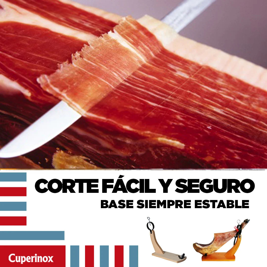 Per affettare PROFESSIONALE | Taglio affettare come supporto di base per l'uso con la scultura coltello | jamon iberico e jamon iberico campana
