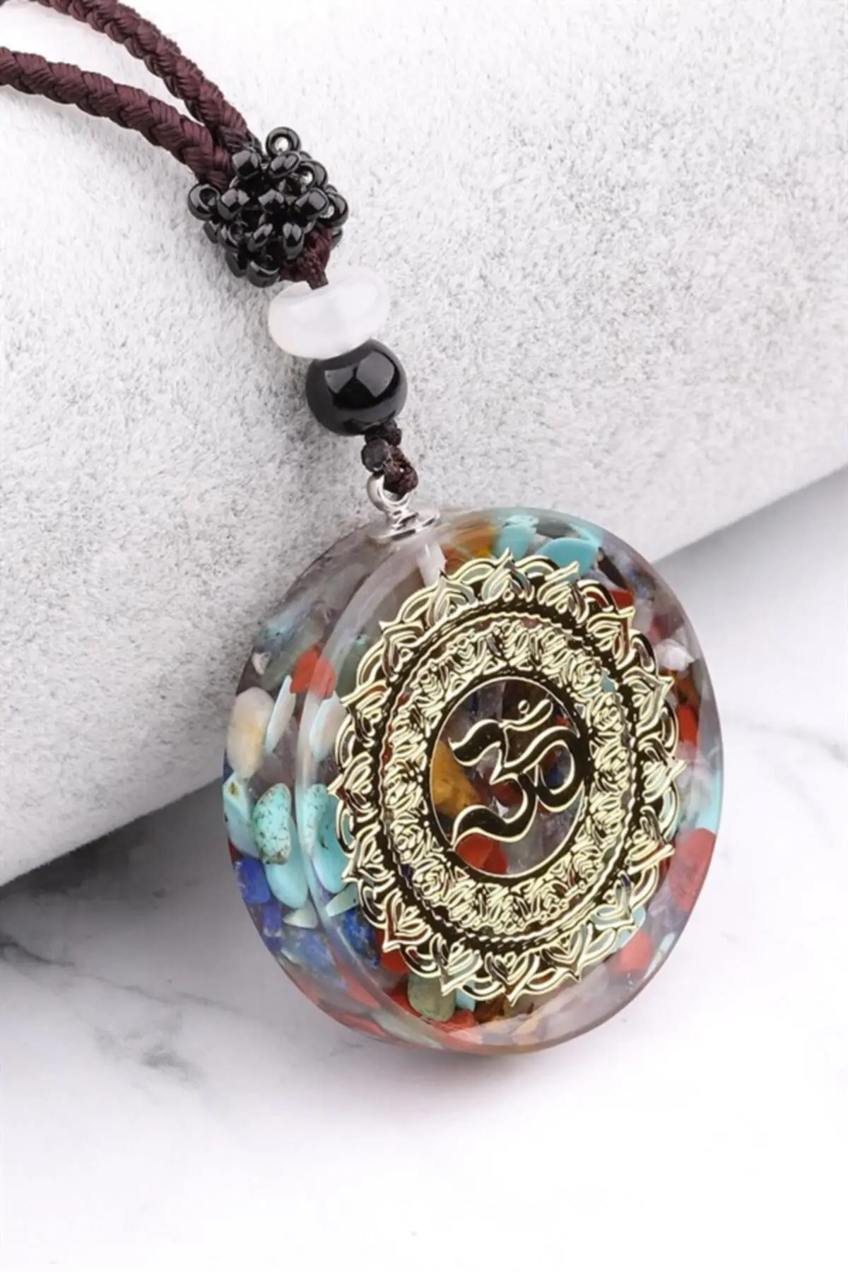 Orgonit Chakra Reiki Bio energy Pendant