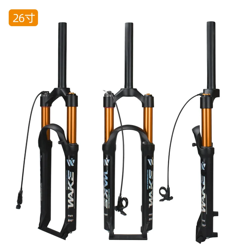 

WAKE mountain bike accessories bicycle front fork shock absorption front fork bicycle hard fork disc brake shock absorbers pneum