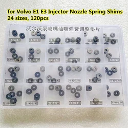 for Delphi Volvo E1 E3 EUI EUP Diesel Injector Nozzle Spring Adjust Washer Common Rail Repair Shims 120pcs