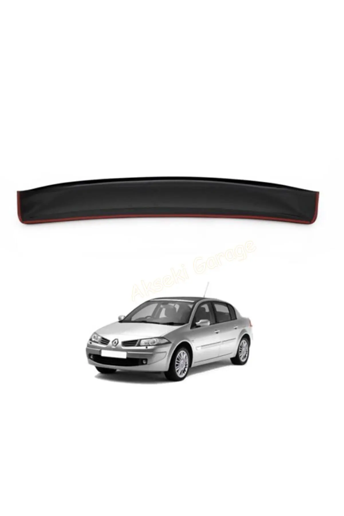 

Roof Window Spoiler for RENAULT MEGANE 2 Sedan 2003-2008 Dİffuser extension part spare modified tuning Auto Accessory