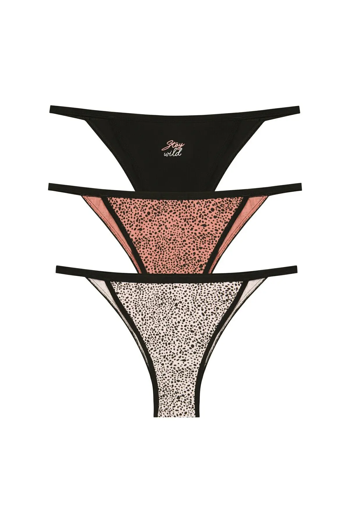 LOOK FOR YOUR WONDERFUL NIGHTS WITH ITS STUNNING WONDERFUL ELEGANT Multicolor Stay Wild Brazilian Panties   FREE  SHIPPING