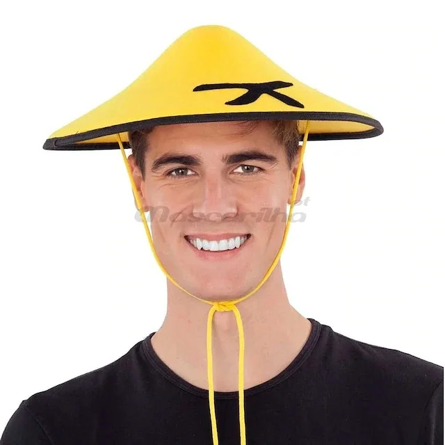 Japanese Hat Chinese Hat Yellow Color 431619488