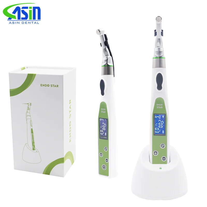 Dental Wireless Endo Motor Smart  Treatment Root Canal Therapy Instrument Cordless With 16:1 Reduction Contra Angle Handpiece