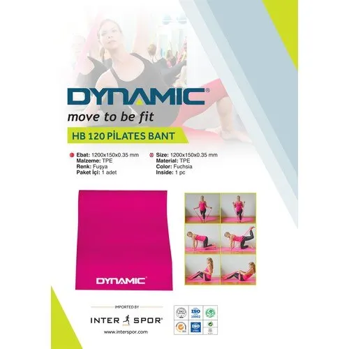 Dynamic Hb 120 Pılates Band - 0,35Mm Fuchsia, Durable, Flexible, Strong, Men Women, soft, Turkey Fast Shipping New 2020