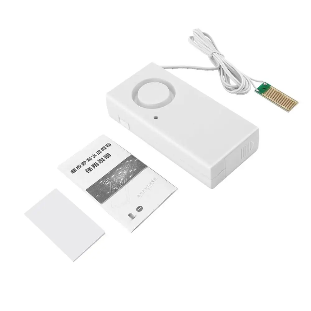 Alarma de Casa Detector de fugas de agua 120dB Sensor de fugas de agua independiente Detección de alerta de inundación sistema de alarma de seguridad de desbordamiento