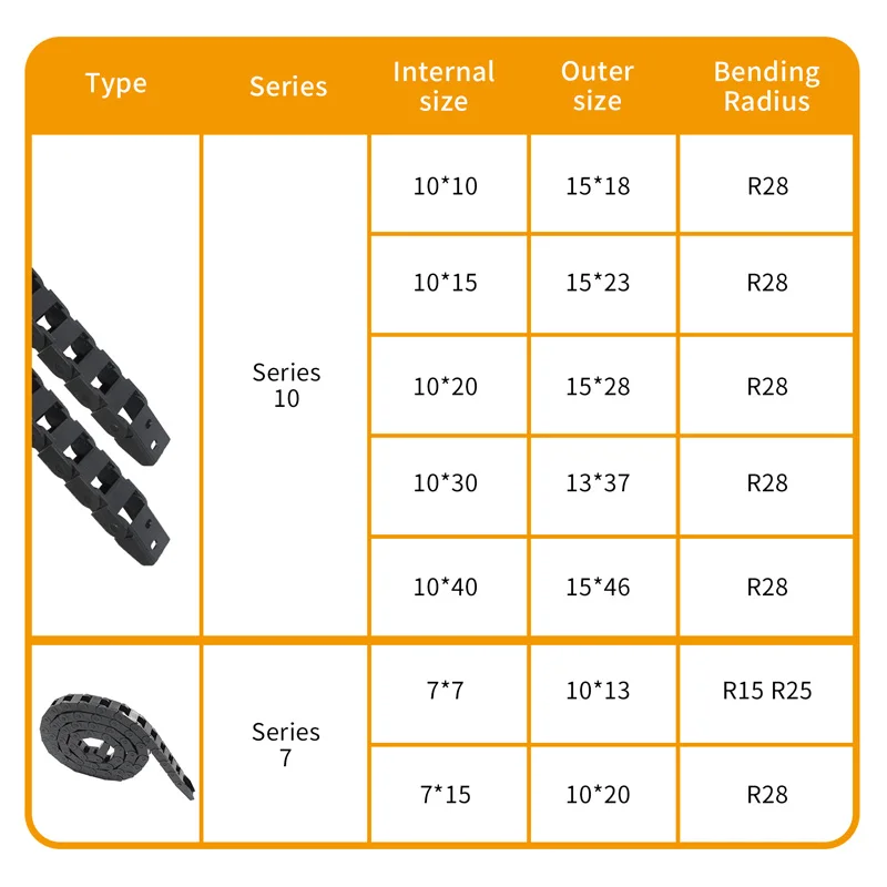 Cable Chain Drag Chain For Laser Engraving Machine   Woodworking Cnc Router 3D Printer Wire Bundle Arrangement