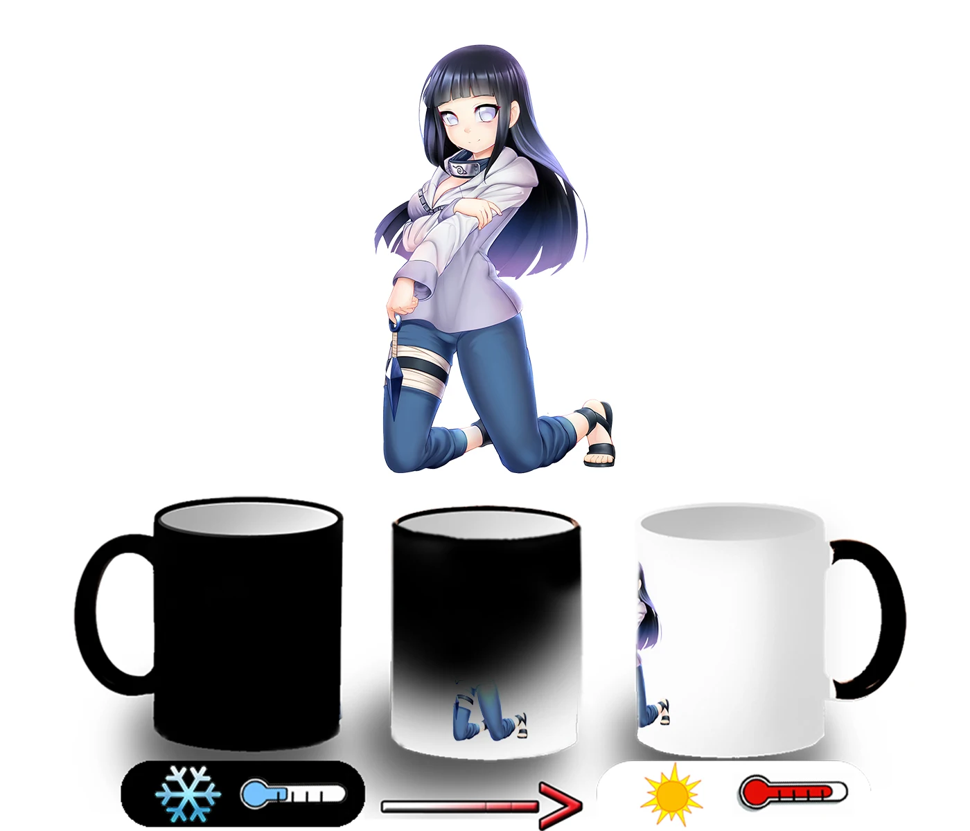 Magic CUP HINATA KYUGA UZUMAKI magic mug