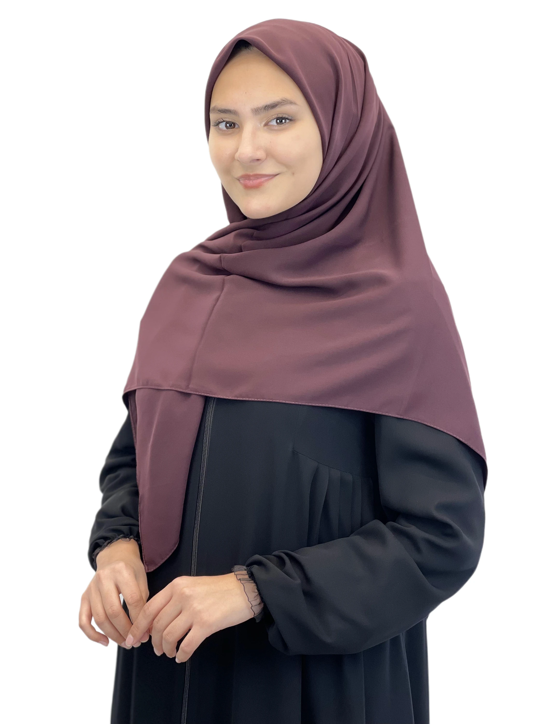 Hijab de seda Medine de lujo para mujer, bufanda suave y sin arrugas, hecha especialmente para musulmanes, a la venta