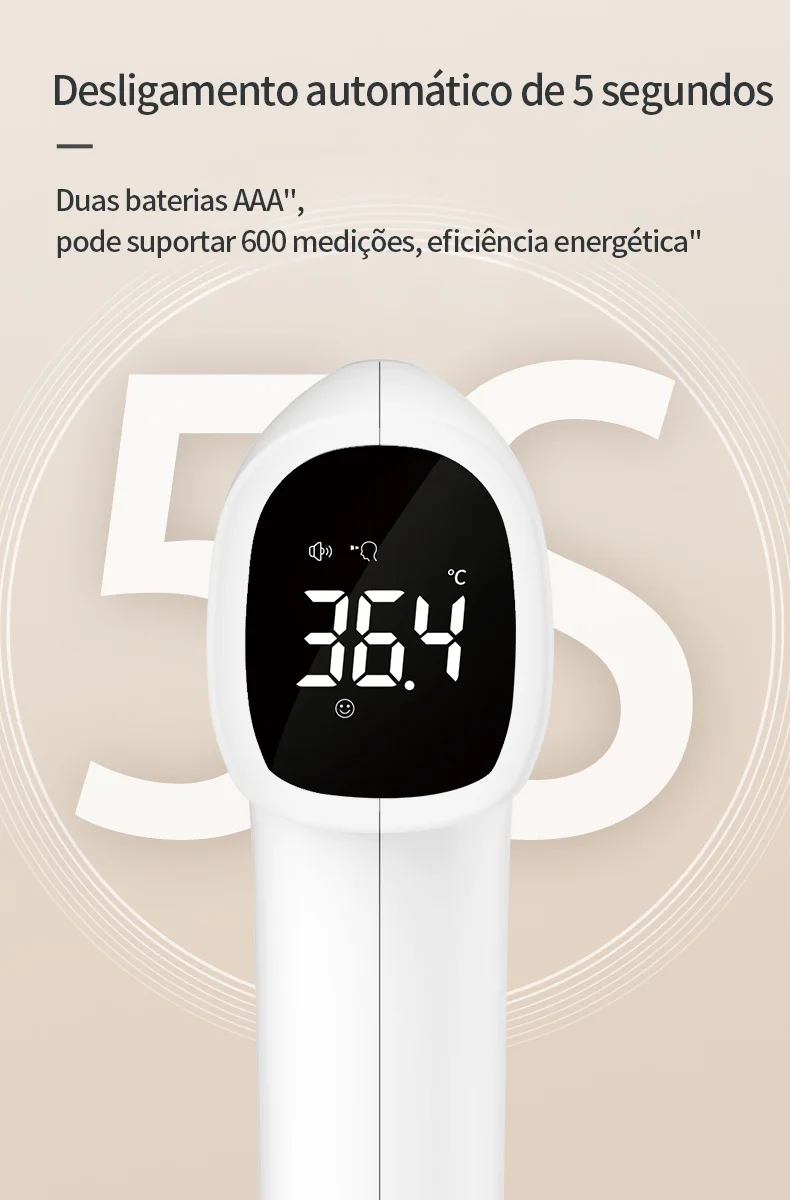 CONTEC-termómetro Digital infrarrojo para la frente, medidor de temperatura LED sin contacto, uso para adultos y niños, TP500