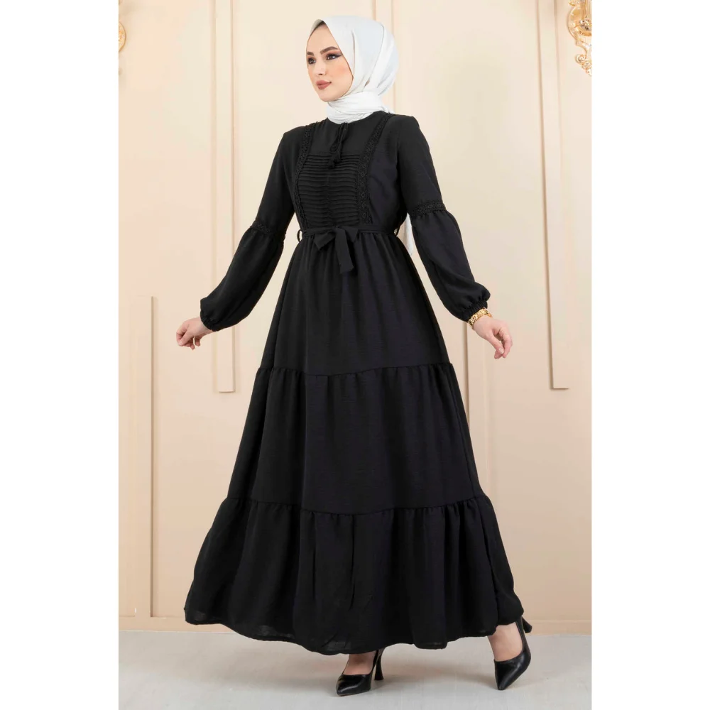 Ramadan Hijab abaya per le donne vestono musulmano islam turbante sciarpa 2022 velo abbigliamento di lusso lunghi set da sposa moda modesto aperto