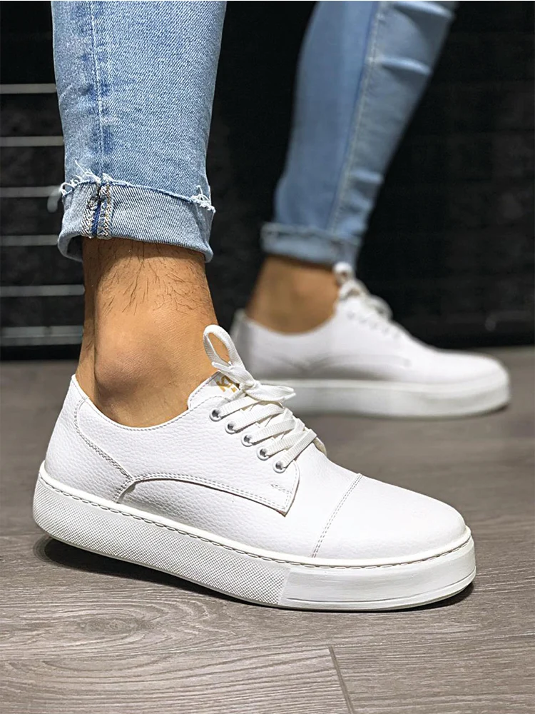 Knack Günlük Ayakkabı 050 Beyaz Şık Tasarım Spor Model Men's Shoes Men's Sports Shoes New Model Shoes Casual Shoes Stylish Shoes image 4