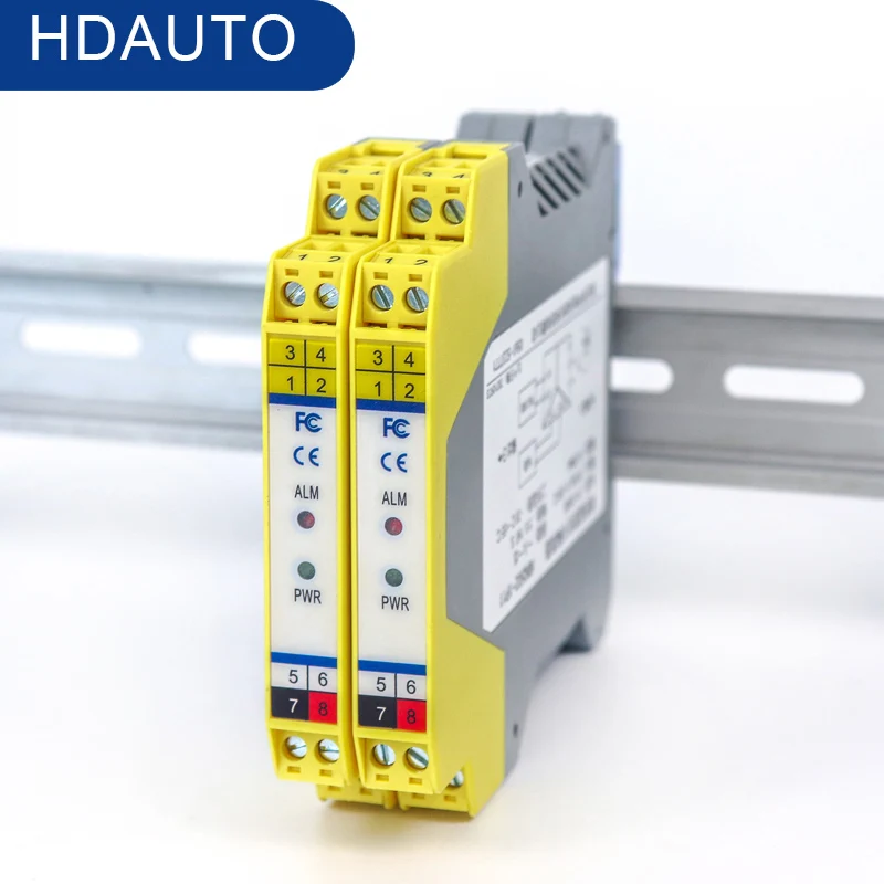 Imagem -05 - Conversor do Transmissor da Temperatura do Trilho do Ruído k tipo Termopar para Analógico Isolador do Divisor do Sinal Tensão 010v 420ma
