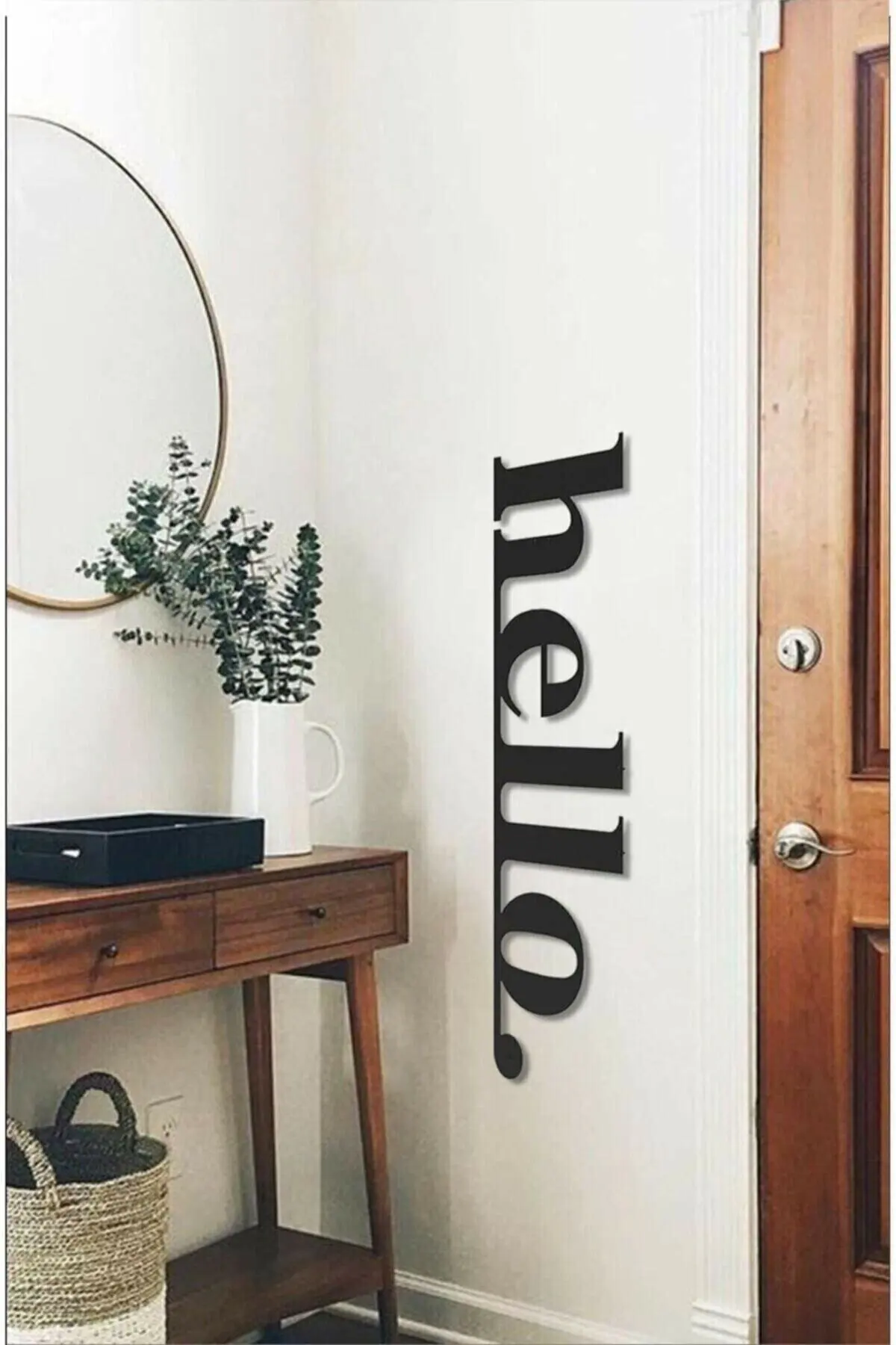 

Hello Wooden Wall Decor Painting Lettering Hello Written Wooden Graffiti Young Room Accessory Wall decoration bedroom decoration