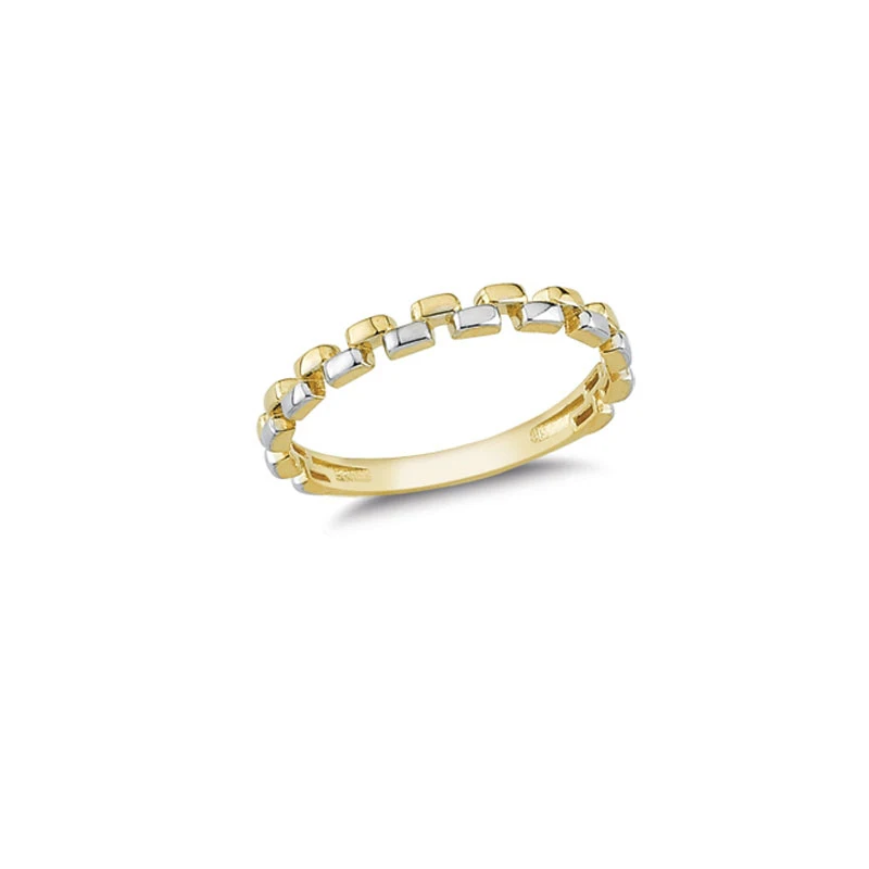 14K Solid Gold Classy Ring for Women