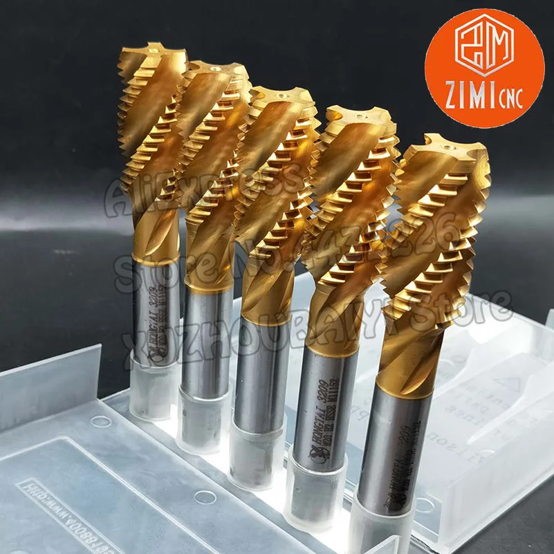 M20*2.5 High-quality Titanium-plated Spiral Groove Machine Tap For Machining Stainless Steel HSSE Tap Drill Threading Tool Screw