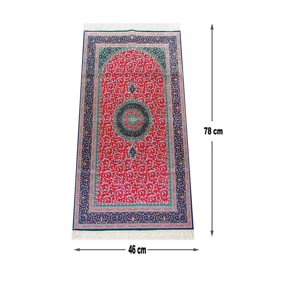 IQRAH İpekshah Silk Children's Secade-Red Color