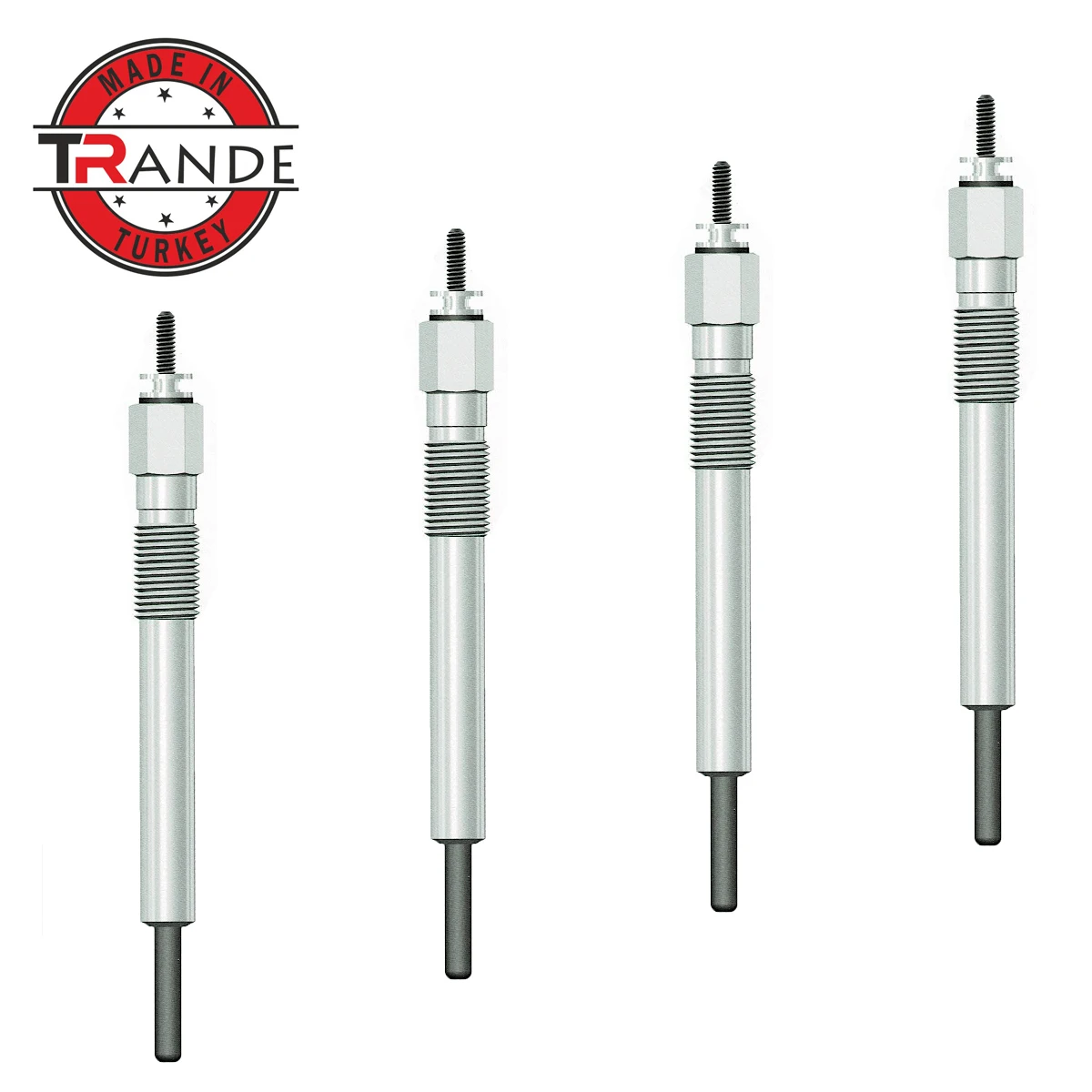 Trande Diesel Engine Heater Glow Plug 4 Pcs 23V For 8-94135377-3 Made In Turkey Trande Store Guarantee