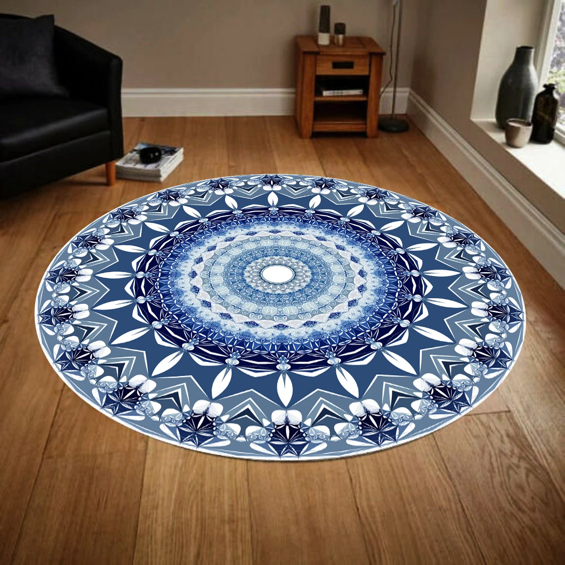 

Living Room Rug, Mandala Rug, Round Rug,Round Carpet,Pattern Round,Popular Rug,Themed Rug,Home Decor,Gift For Him,Gift For Her