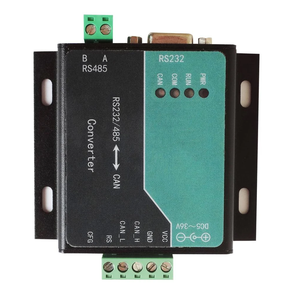 Taidacent High Performance Stability Serial to CAN Converter Adapter Can RS485 Bus Uart Can Converter RS232 to Can Bus Converter