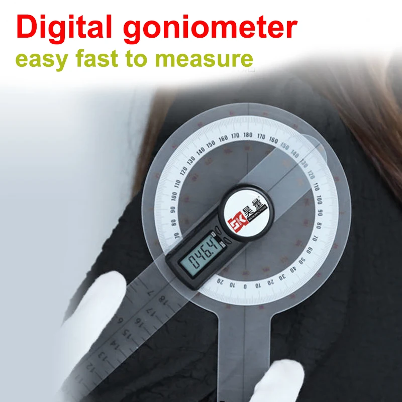 200mm/300mm Electronic Digital Goniometer for Orthopaedics, Chiropractic, Sports Medicine, Animal Science, Occupational Therapy