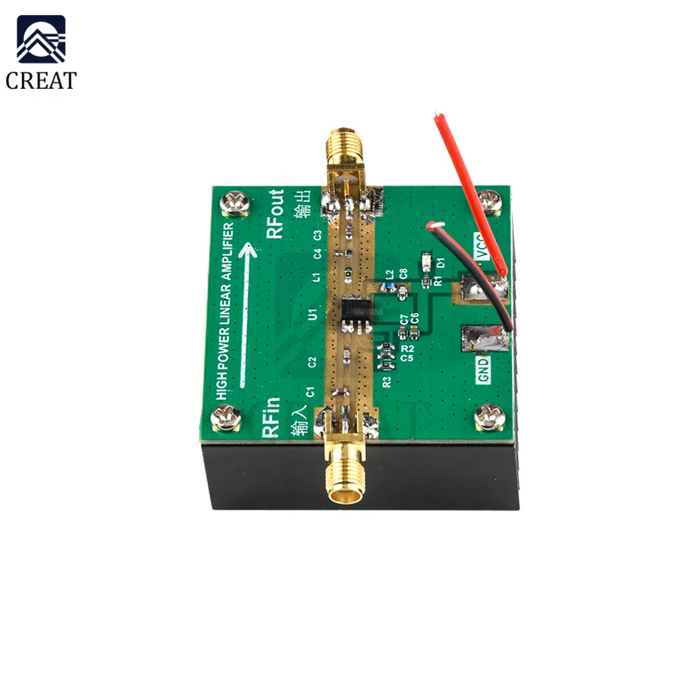 RF2126 RF Power Amplifier 2.4GHZ1WWIFI Bluetooth Amplifier Image Transmission Amplifier with Heat Dissipation