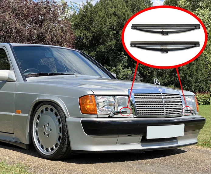 

Щетка стеклоочистителя передней фары W201 и W126 Mercedes 1 пара Amg AA 1268200245