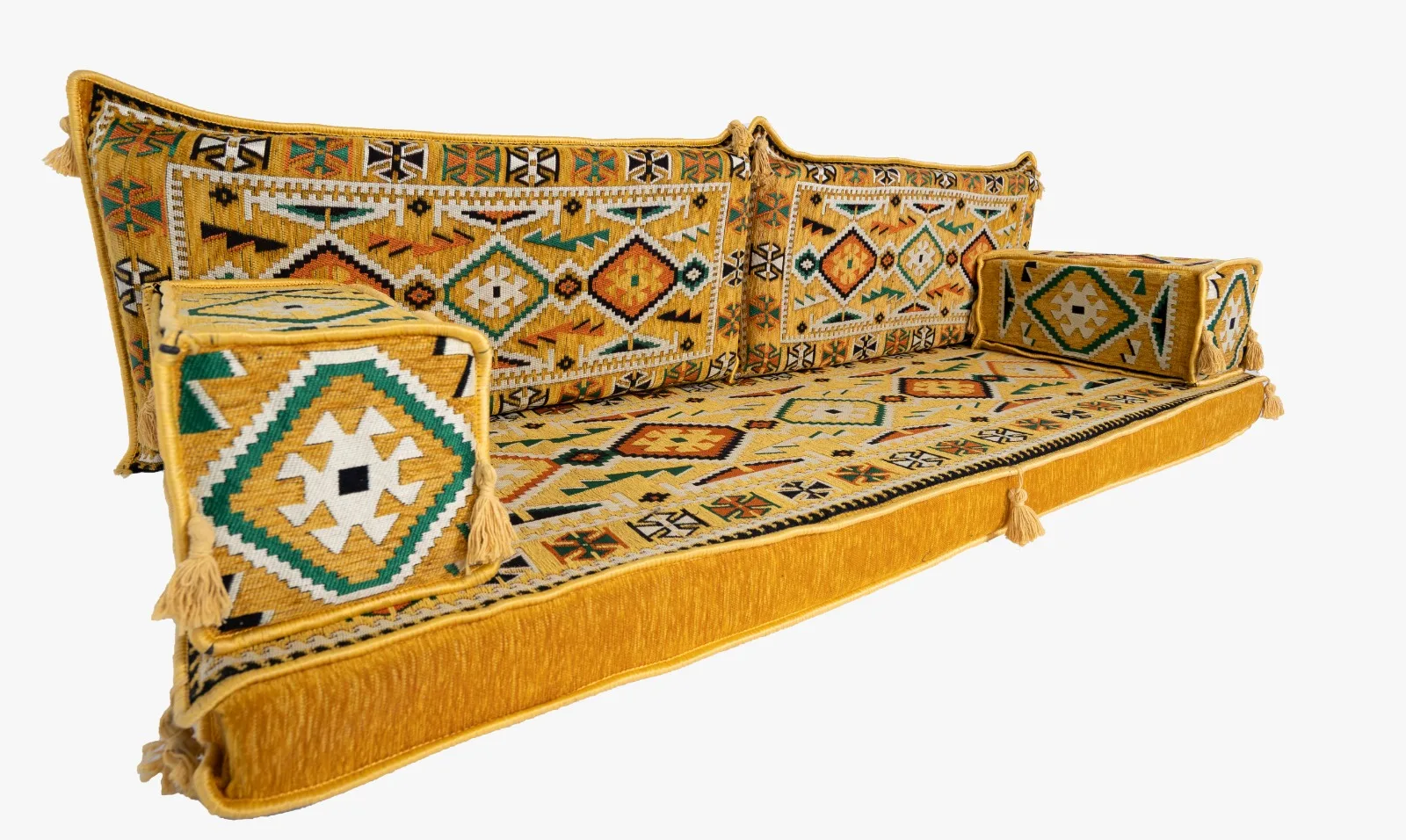 Arabic Sofa Set | Arabic Majlis Set | Floor Cushions | Traditional Design Arabic Lounge Set | Turkish Floor Seating Set