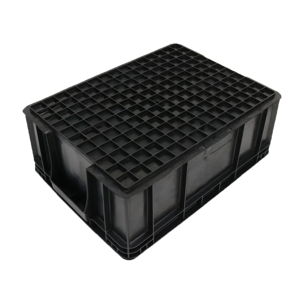 Q-CB5 480*355*170mm Esd Container Rectangular Antistatic Bin Tote Conductive Plastic Storage Box