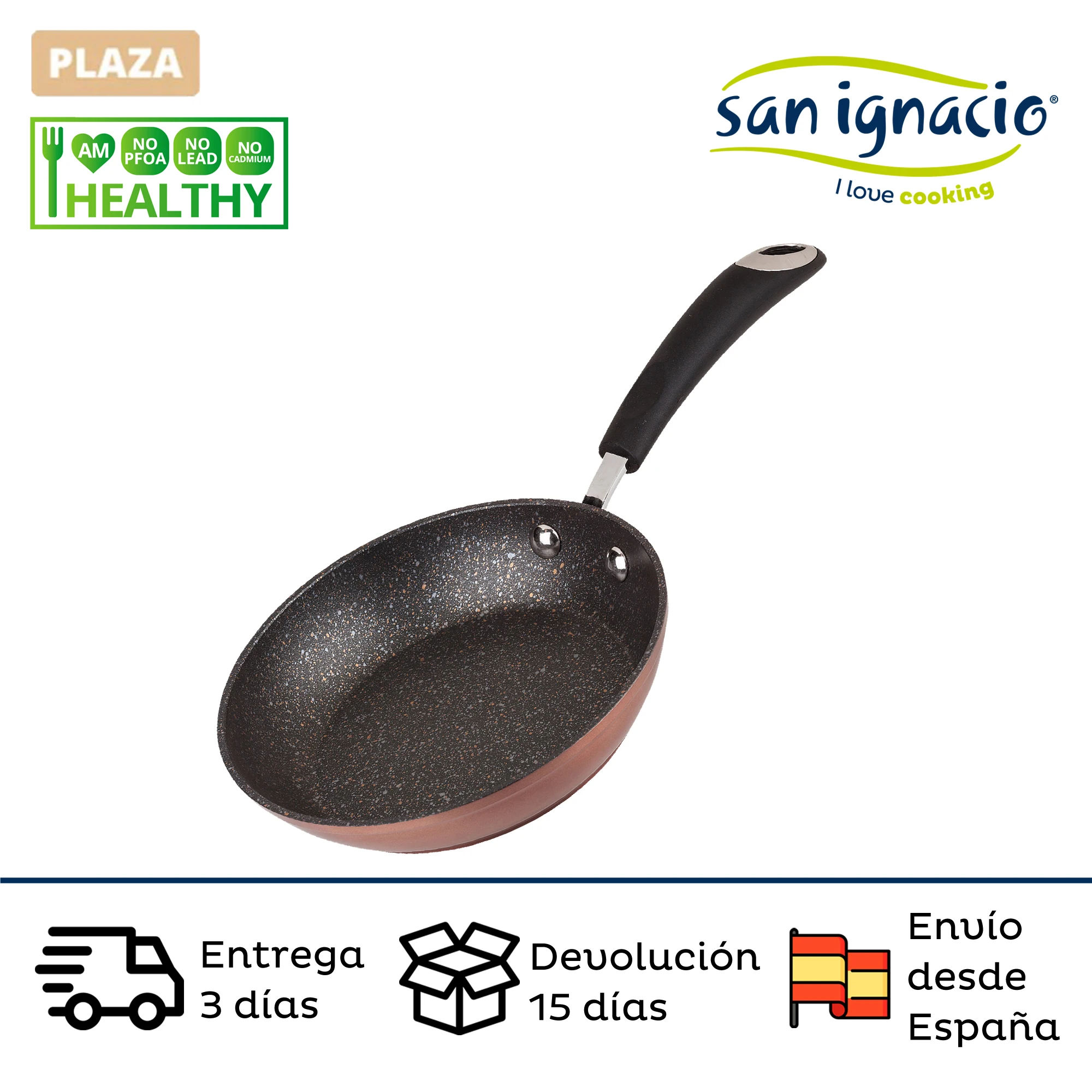 Non-stick pan 20 cm SAN IGNACIO Moma forged aluminum fit for all fires including induction